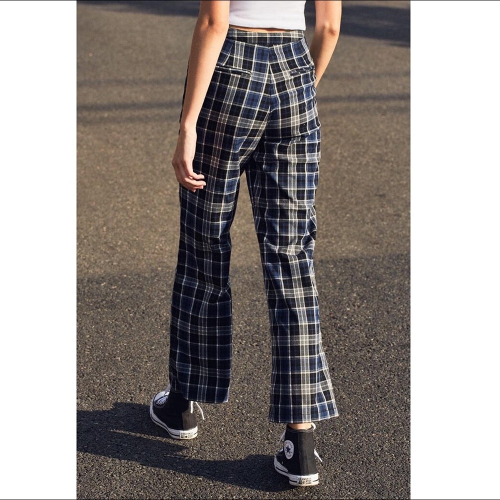 john galt blue plaid valentina pants - Picture 4 of 5